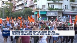 Video: Kenaikan Pajak Usaha Yunani, Ribuan Demonstran Turun ke Jalan