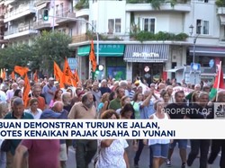 Video: Kenaikan Pajak Usaha Yunani, Ribuan Demonstran Turun ke Jalan