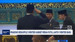 Video: Prabowo Reshuffle Kabinet, Lantik 4 Menteri Baru