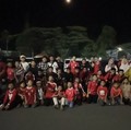 Momen Ratusan Anak Down Syndrome-Yatim Piatu Dukung Timnas di Sidoarjo