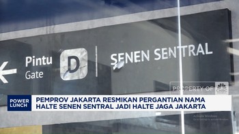Video: Halte Senen Sentral Ganti Nama Jadi Halte