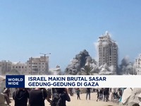 Video: Israel Makin Brutal Sasar Gedung-Gedung di Gaza