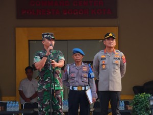 Kapolresta Bogor Sambut Dandim 0606 Kolonel Gan Gan, Kompak Perkuat Sinergitas