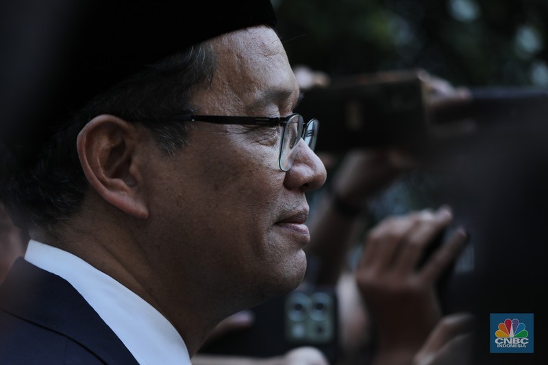 Presiden Prabowo Subianto kembali melakukan reshuffle kabinet untuk kedua kalinya. Sore ini, Prabowo resmi melantik sejumlah menteri baru di Istana Negara, Jakarta Pusat, Senin (8/9/2025). (CNBC Indonesia/Tri Susilo)