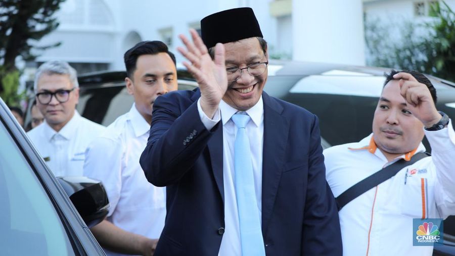 Presiden Prabowo Subianto kembali melakukan reshuffle kabinet untuk kedua kalinya. Sore ini, Prabowo resmi melantik sejumlah menteri baru di Istana Negara, Jakarta Pusat, Senin (8/9/2025). (CNBC Indonesia/Tri Susilo)