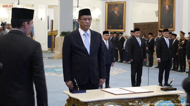 Presiden Prabowo Subianto melakukan pergantian (reshuffle) menteri di Kabinet Merah Putih. (CNBC Indonesia/Emir Yanwardhana)