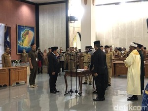 Bupati Lombok Barat Lantik 7 Kepala OPD Baru, 3 Jabatan Masih Kosong