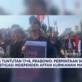 Video: Prabowo Respons Tuntutan 17+8, Sebut Sebagian Masuk Akal