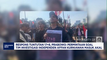 Video: Prabowo Respons Tuntutan 17+8, Sebut Sebagian Masuk Akal