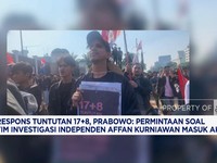 Video: Prabowo Respons Tuntutan 17+8, Sebut Sebagian Masuk Akal