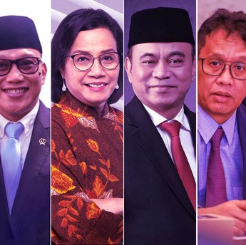 Prabowo Reshuffle Kabinet, Lantik 4 Menteri dan 1 Wamen