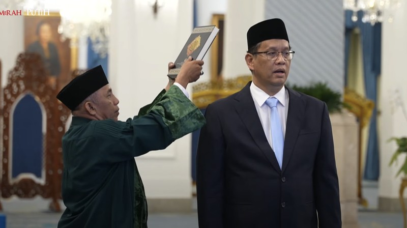Presiden Prabowo Subianto melakukan pergantian (reshuffle) menteri di Kabinet Merah Putih. (CNBC Indonesia/Emir Yanwardhana)