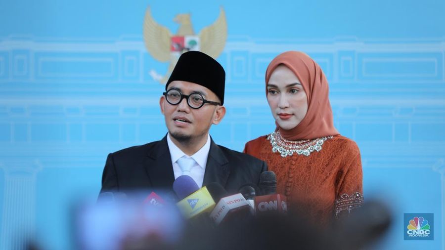 Presiden Prabowo Subianto kembali melakukan reshuffle kabinet untuk kedua kalinya. Sore ini, Prabowo resmi melantik sejumlah menteri baru di Istana Negara, Jakarta Pusat, Senin (8/9/2025). (CNBC Indonesia/Tri Susilo)