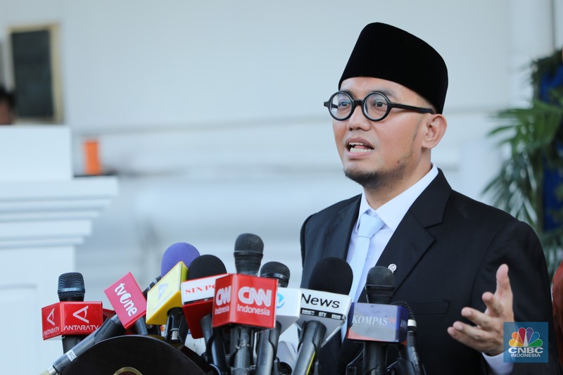 Presiden Prabowo Subianto kembali melakukan reshuffle kabinet untuk kedua kalinya. Sore ini, Prabowo resmi melantik sejumlah menteri baru di Istana Negara, Jakarta Pusat, Senin (8/9/2025). (CNBC Indonesia/Tri Susilo)
