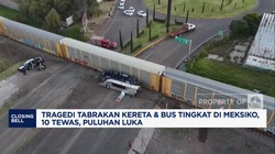 Video: Tragedi Tabrakan Kereta & Bus Tingkat di Meksiko