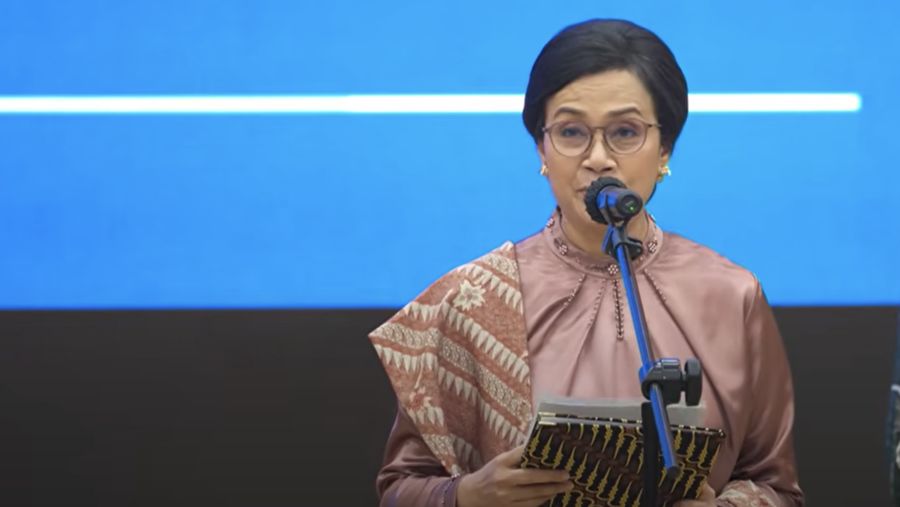Mantan Menteri Keuangan Sri Mulyani. di Aula Mezanin Gd Juanda 1, Kementerian Kuangan, Jakarta, Selasa (9/9/2025). (YouTube./Kementerian Keuangan RI) Mantan Menteri Keuangan Sri Mulyani. di Aula Mezanin Gd Juanda 1, Kementerian Kuangan, Jakarta, Selasa (9/9/2025). (YouTube./Kementerian Keuangan RI)