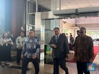 Menko, Petinggi BI hingga OJK Hadiri Sertijab Menkeu Baru