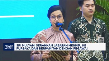 Video: Sri Mulyani Serahkan Jabatan Menkeu & Pamit Dengan Pegawai