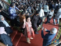 Lagu 'Bahasa Kalbu' & 'Karena Cinta' Iringi Perpisahan Sri Mulyani