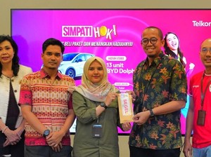 Telkomsel Umumkan 13 Pemenang Mobil Listrik Program Undian SIMPATI HOKI