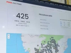 PENA Kalteng Hadirkan Fitur Monitoring MBG, Pertama di Indonesia