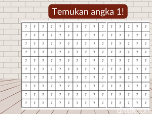 Coba Temukan Angka yang Berbeda dalam Hitungan Detik, Jangan Terkecoh!