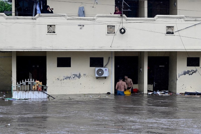 Dampak banjir di Denpasar, Bali, Indonesia, Rabu (10/9/2025). (SONNY TUMBELAKA / AFP) Dampak banjir di Denpasar, Bali, Indonesia, Rabu (10/9/2025). (SONNY TUMBELAKA / AFP)