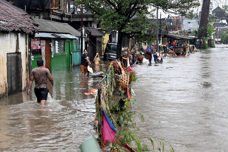 Dampak banjir di Denpasar, Bali, Indonesia, Rabu (10/9/2025). (SONNY TUMBELAKA / AFP) Dampak banjir di Denpasar, Bali, Indonesia, Rabu (10/9/2025). (SONNY TUMBELAKA / AFP)