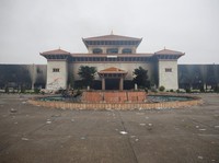 Hagus Terbakar, Penampakan Gedung Parlemen Nepal Usai Dibakar Massa