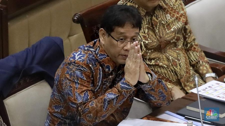 Menteri Keuangan, (Menkeu) Purbaya Yudhi Sadewa saat melakukan rapat kerja dengan Komisi XI DPR RI di Gedung DPR, Jakarta, Rabu (10/9/2025). (CNBC Indonesia/Muhammad Sabki)