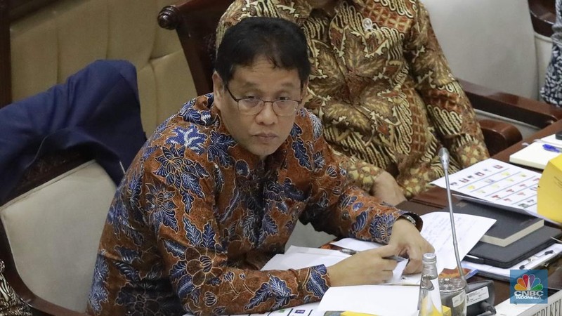 Kementerian Keuangan melaukan rapat kerja dengan Komisi XI DPR RI di Gedung DPR RI, Jakarta, Rabu (10/9/2025). (CNBC Indonesia/Muhammad Sabki)