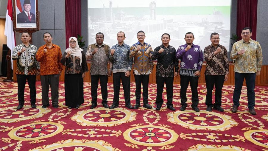 Pelantikan jabatan administratif dan pengawas Kawasan Ekonomi Khusus (KEK) Lhokseumawe. (Dok. ekon.go.id)