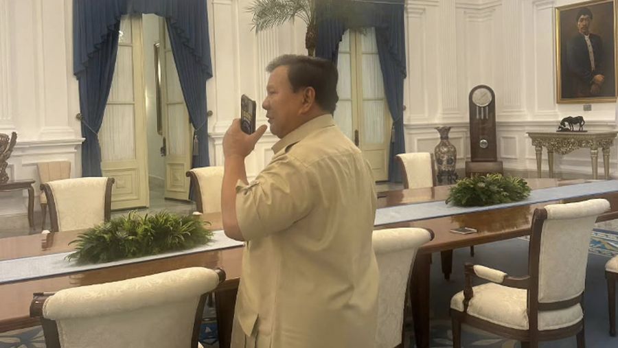 Presiden Prabowo Subianto menyampaikan duka cita atas bencana banjir yang melanda beberapa wilayah di Provinsi Bali dan Nusa Tenggara Timur. (Instagram/sekretariat.kabinet)
