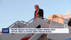 Video: Trump Desak UE Pasang Tarif Impor 100% Untuk India & China