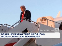 Video: Trump Desak UE Pasang Tarif Impor 100% Untuk India & China