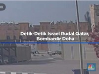 Video: Detik-Detik Israel Rudal Qatar & Bombardir Doha
