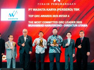 Terapkan Tata Kelola Baik, Waskita Karya Raih Top GRC Awards 2025 Stars 5