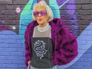 Influencer Tertua Wafat di Usia 97, Gaya Edgy Sang Nenek Lincah Jadi Kenangan