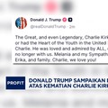 Video: Donald Trump Berduka Atas Kematian Politisi AS, Charlie Kirk