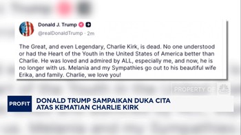 Video: Donald Trump Berduka Atas Kematian Politisi AS, Charlie Kirk
