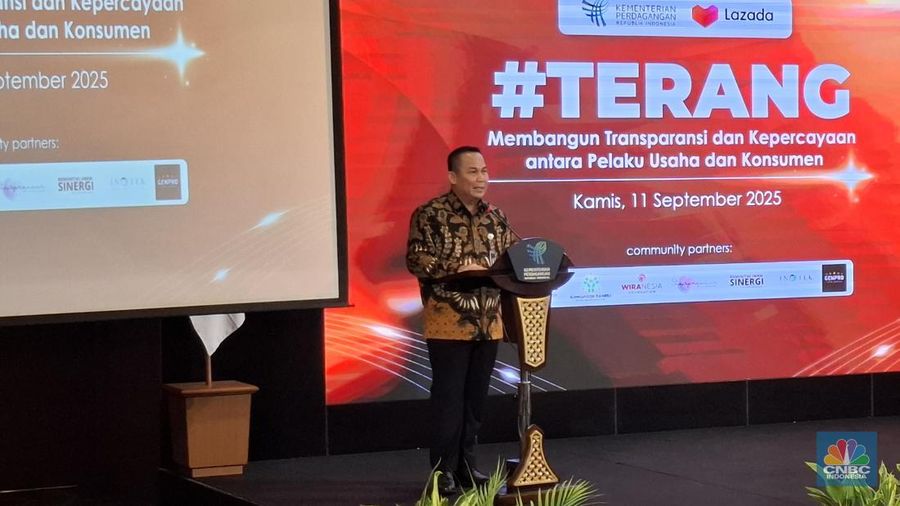 Direktur Pemberdayaan Konsumen Kemendag, Endang Mulyadi saat ditemui wartawan setelah acara Gelar Wicara dan Lokakarya 