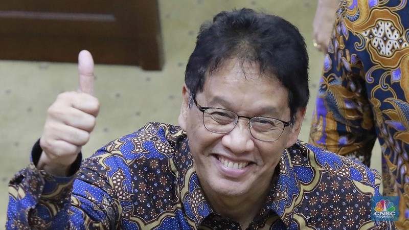 Menteri Keuangan Purbaya Yudhi Sadewa saat menghadiri rapat kerja dengan Komisi XI DPR RI dengan agenda keputusan RKA Tahun 2026 Kementerian Keuangan di Gedung DPR RI, Jakarta, Kamis 11/9/2025). (CNBC Indonesia/Muhammad Sabki)