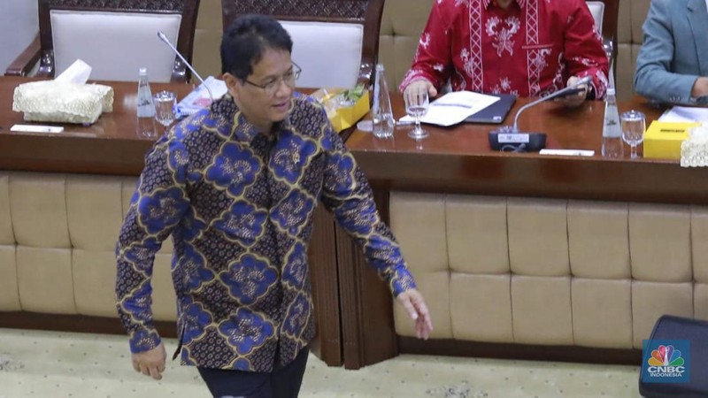 Menteri Keuangan Purbaya Yudhi Sadewa saat menghadiri rapat kerja dengan Komisi XI DPR RI dengan agenda keputusan RKA Tahun 2026 Kementerian Keuangan di Gedung DPR RI, Jakarta, Kamis 11/9/2025). (CNBC Indonesia/Muhammad Sabki)