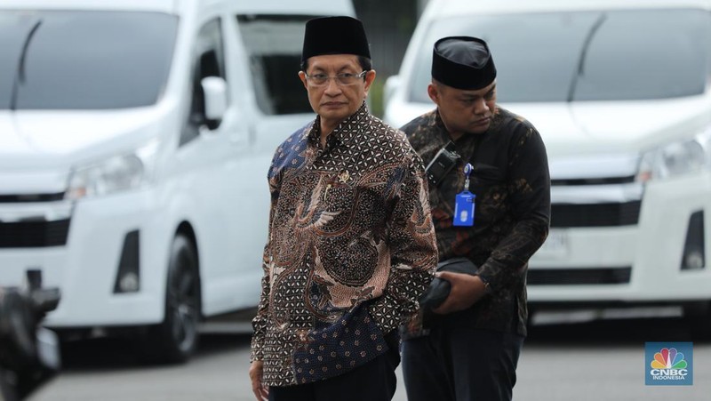 M. Quraish Shihab tiba di Istana Kepresidenan, Jakarta, Kamis (11/9/2025).