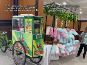 Lucunya Nikahan Ala Gen-Z Suka Jajan, Sedia Makanan UMKM Jasuke sampai Cilok
