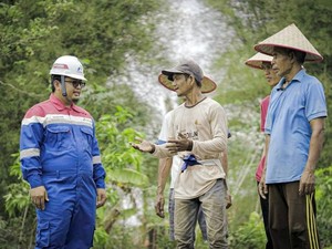 Pertamina Dorong Pertanian Tahan Iklim di Desa Pulau Semambu