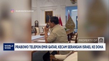 Video: Prabowo Telepon Emir Qatar, Kecam Serangan Israel ke Doha
