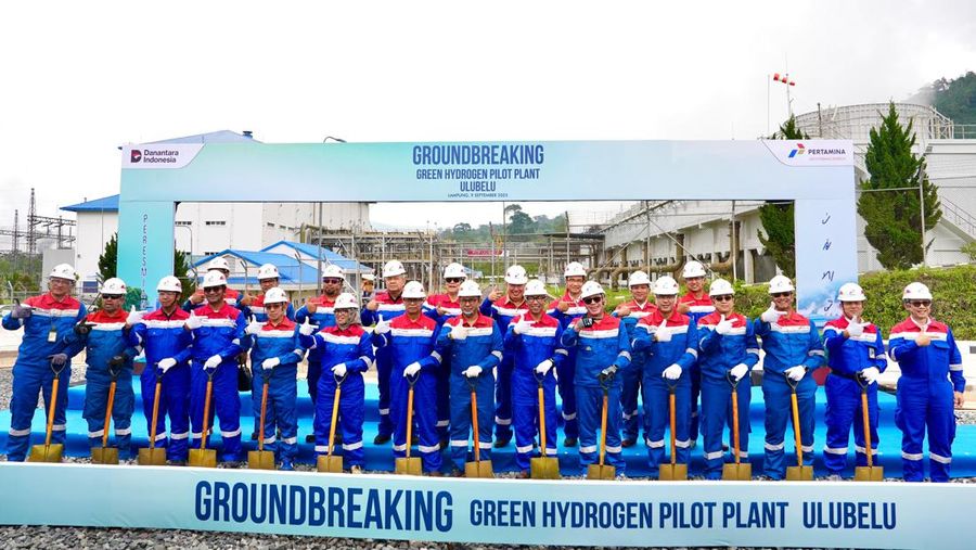 Proyek hidrogen Pertamina. (Dok. Pertamina)