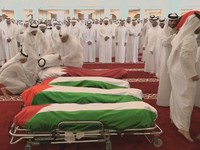 Ditutup Bendera, Potret Jenazah Korban Serangan Udara Israel di Qatar