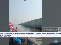Video: Viral Tanggul Beton Pesisir Cilincing, Pemprov DKI Buka Suara